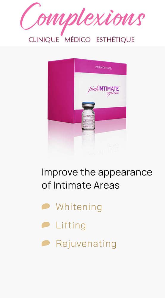 Intimate area brightening near me. Pink Intimate System by PromoItalaia